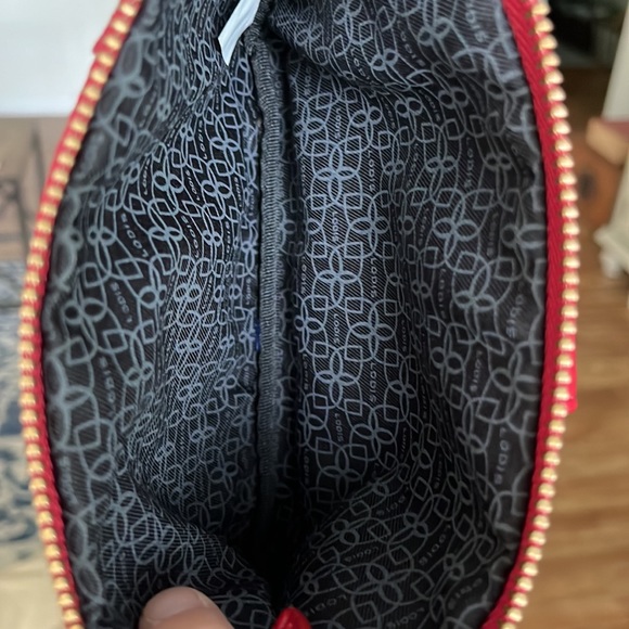 LODIS Genuine Red Leather Wristlet - Picture 4 of 10